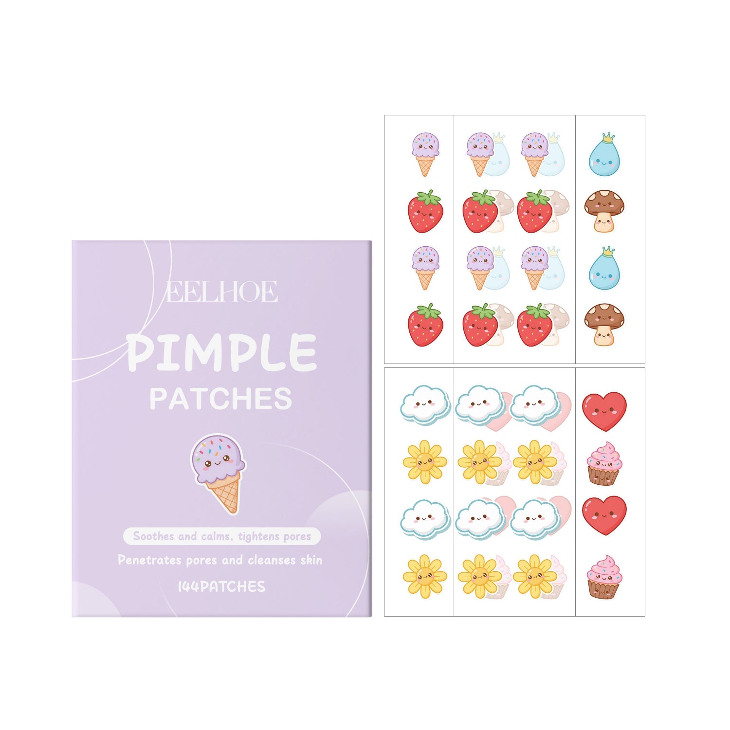 Cartoon Acne Relieving Patch